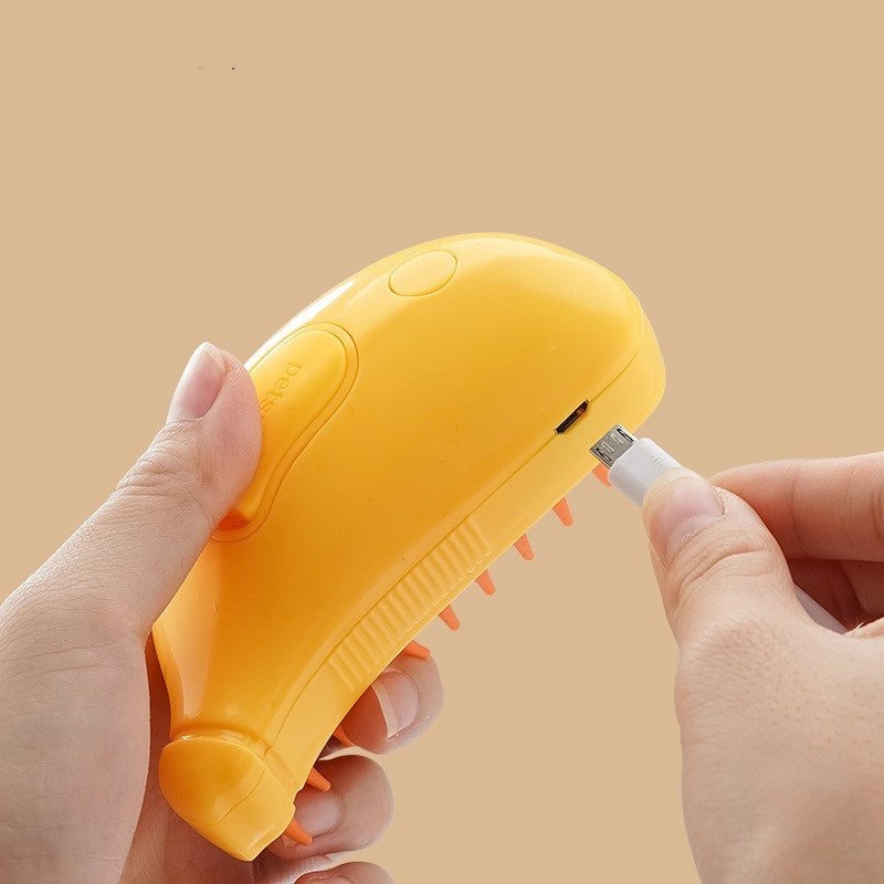 3 In 1 Pet Steam Brush - Steamy Spray Massage