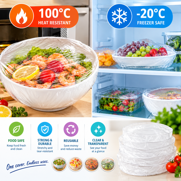 100PCS Food Covers Disposable