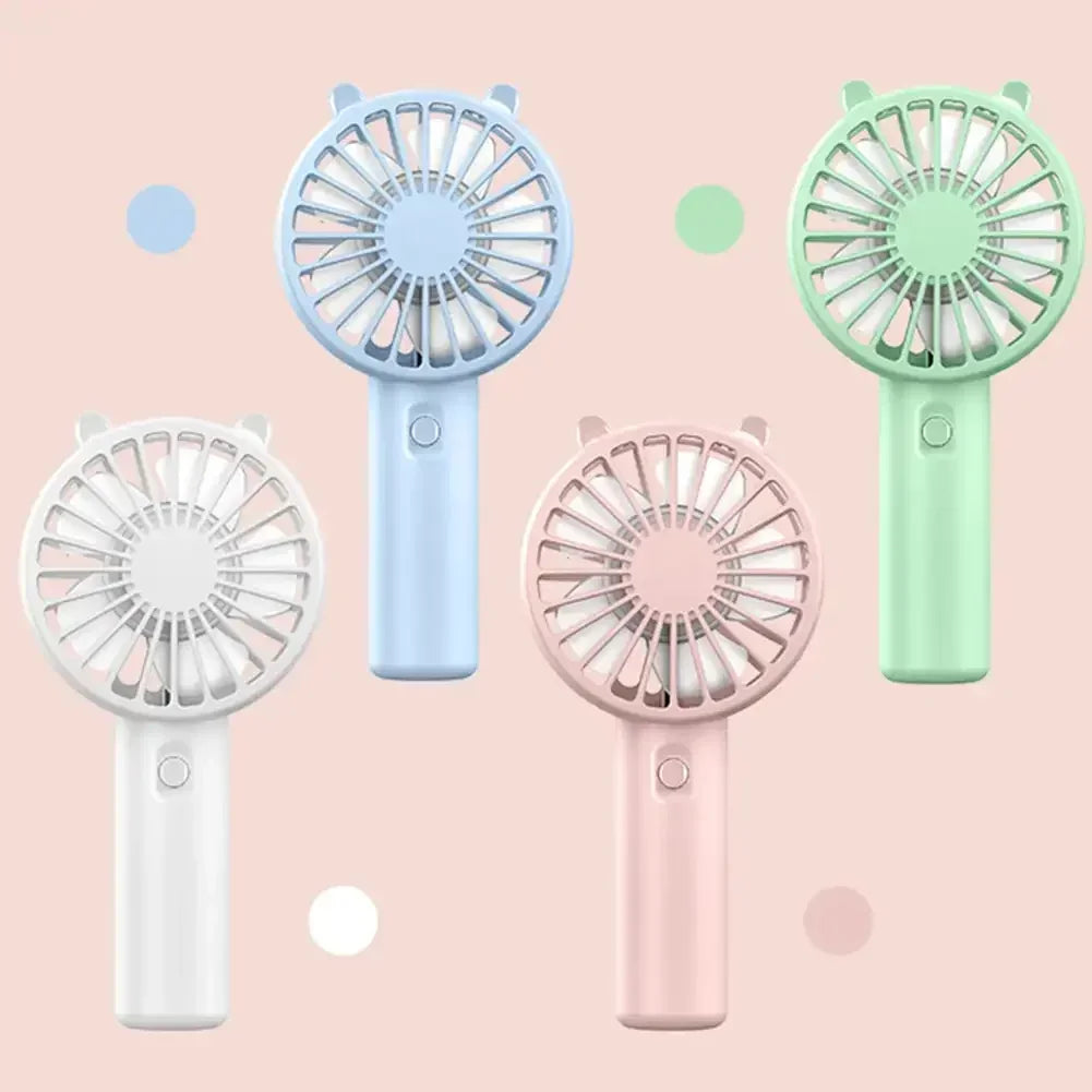 Portable Handheld Fan Small Cooling Fan USB Rechargeable Eyelash