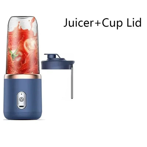 6 Color 400ml Portable USB Blender Electric Travel Juicer Cup For