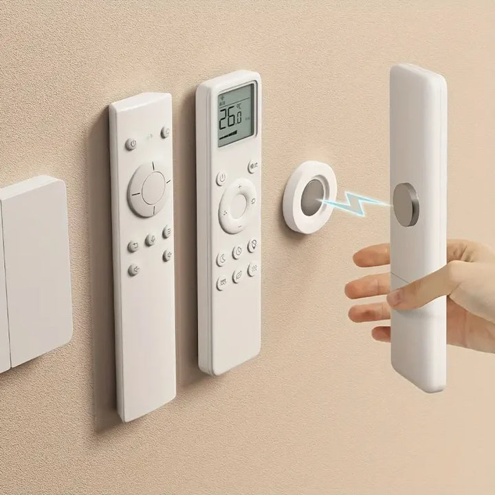 3pcs No Drill Magnetic Remote Holder - Wall Mount for TV/AC/DVD