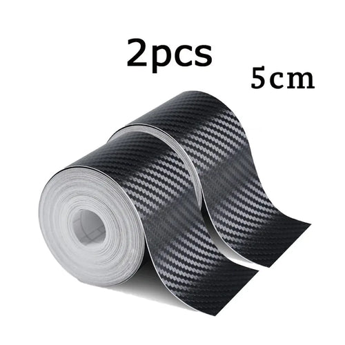 1-5m Nano Carbon Fiber Car Tape Sticker Door Mirror Paste Protector
