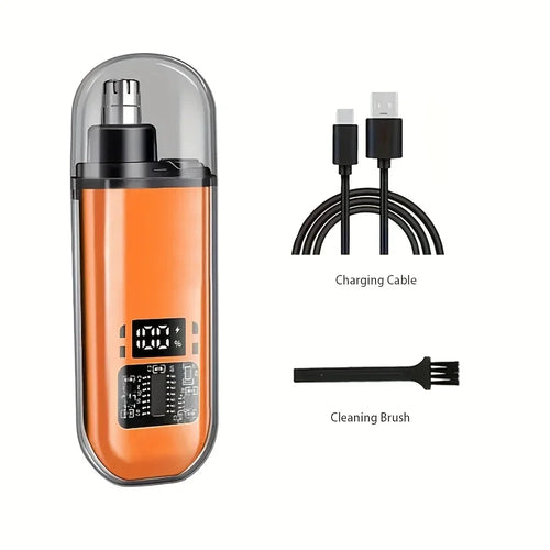 Nose Ear Hair Trimmer for Men - USB C Rechargeable Portable Fast