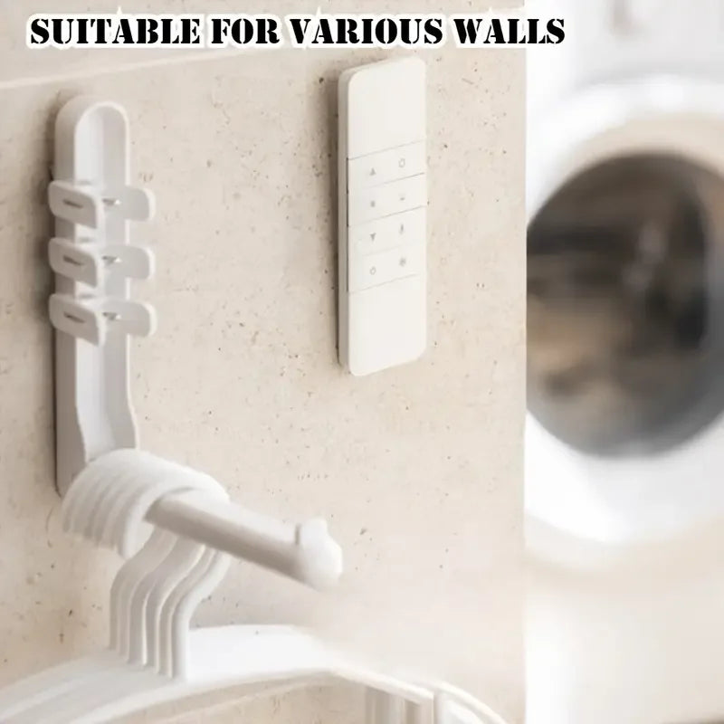 3pcs No Drill Magnetic Remote Holder - Wall Mount for TV/AC/DVD