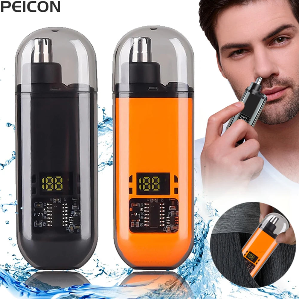 Electric Nose Hair Trimmer Mini Portable Nose Hair Remover for Men USB