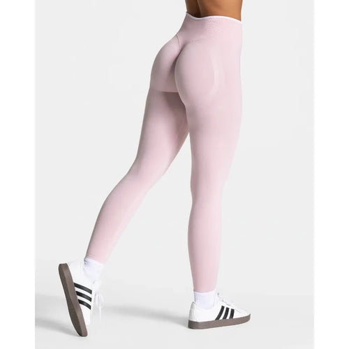 New Women's Color Blocking Yoga Leggings Seamless Knited Tights High