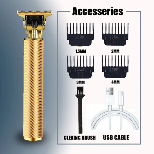 New！T9 Electric Hair Trimmer/Accessories | USB Professional Shaver |