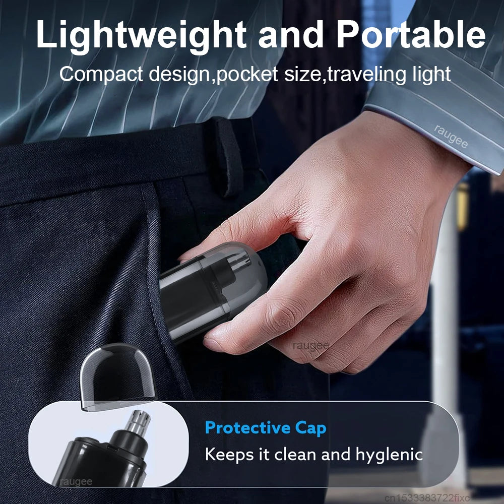 Nose Hair Trimmer Rechargeable Electric Nose Hair Remover Men Eyebrow