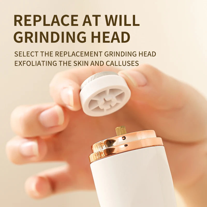 HOMEFISH Electric Foot Grinder Automatic Foot Callus Rubbing Pedicure