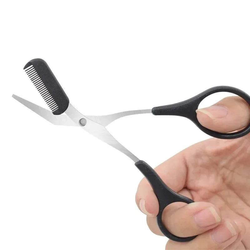 1/3PCS Eyebrow Trimmer Makeup Tools Stainless Steel Eyebrow Scissors