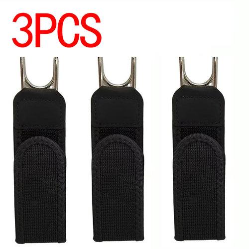 Portable Belt Buckle Unisex Elastic Waist Belt, Metal Hook Buckle-Free
