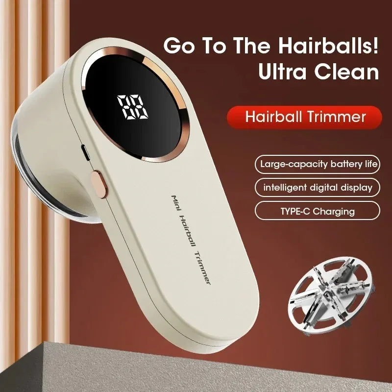 Portable Lint Remover Electric Fuzz Pellet Remover for Clothing LED