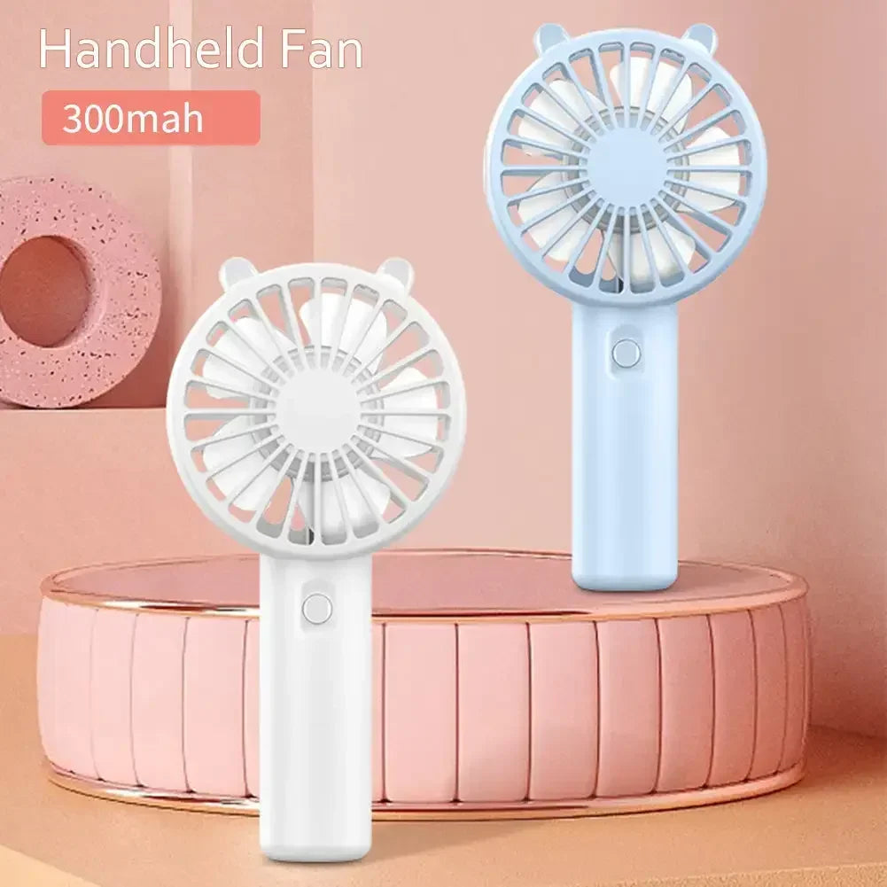 Portable Handheld Fan Small Cooling Fan USB Rechargeable Eyelash