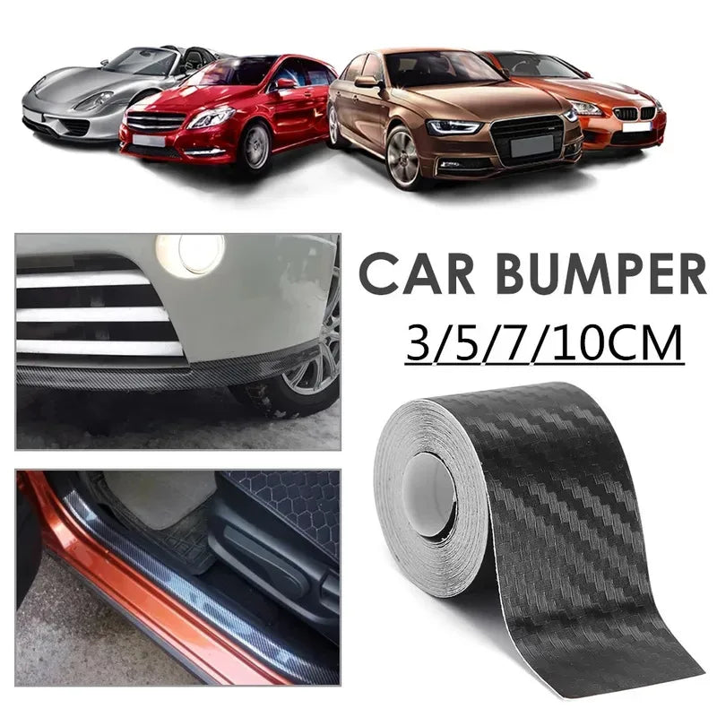 1-5m Nano Carbon Fiber Car Tape Sticker Door Mirror Paste Protector