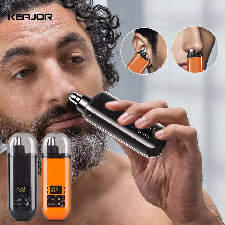 Nose Hair Trimmer Rechargeable Electric Nose Hair Remover Men Eyebrow