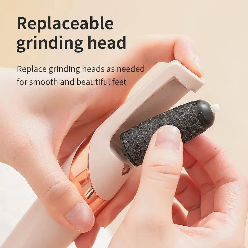 HOMEFISH Electric Foot Grinder Automatic Foot Callus Rubbing Pedicure