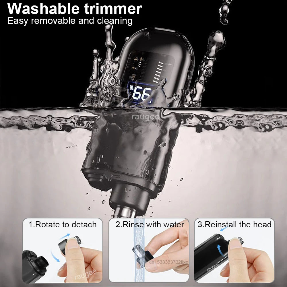 Nose Hair Trimmer Rechargeable Electric Nose Hair Remover Men Eyebrow