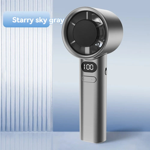 120 gear handheld small fan desktop USB charging turbo fan student