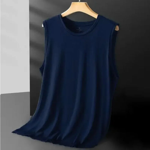2026 Men's Ice Silk Mesh Vest Lightweight Sports Summer Wear