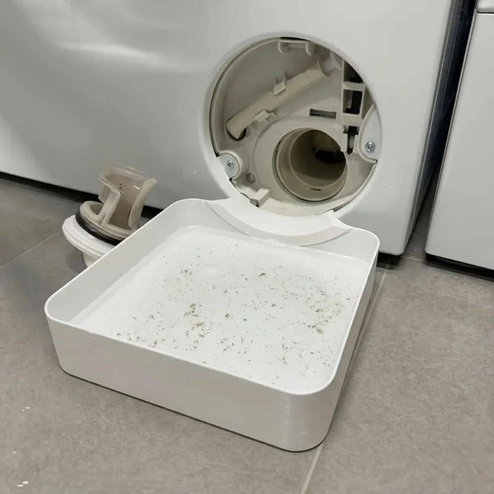Washing Machine Drainage Tray, Water Catch Tray for Lint Filter