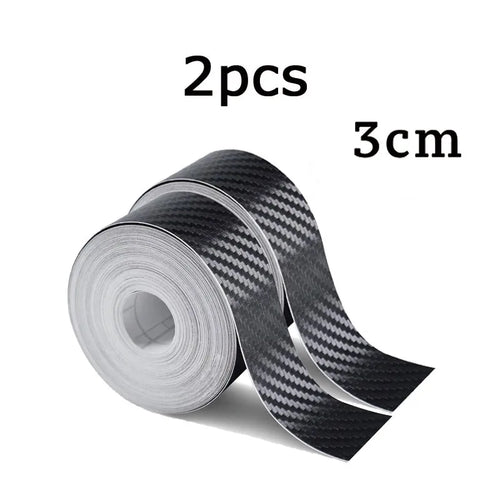 1-5m Nano Carbon Fiber Car Tape Sticker Door Mirror Paste Protector