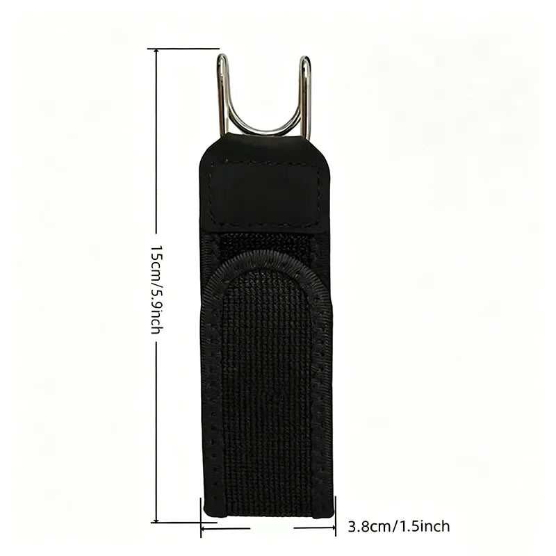 Portable Belt Buckle Unisex Elastic Waist Belt, Metal Hook Buckle-Free