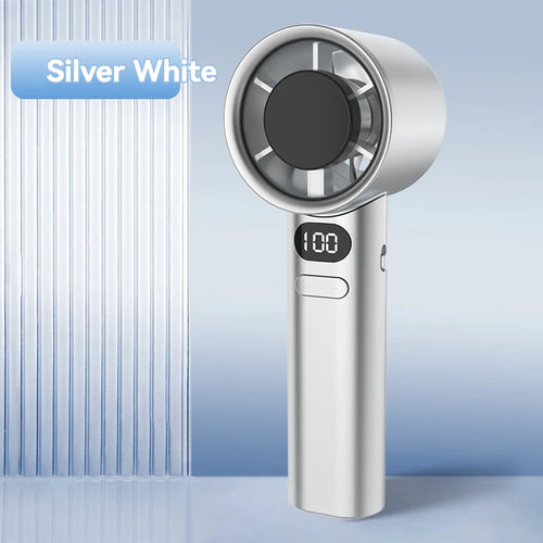 120 gear handheld small fan desktop USB charging turbo fan student