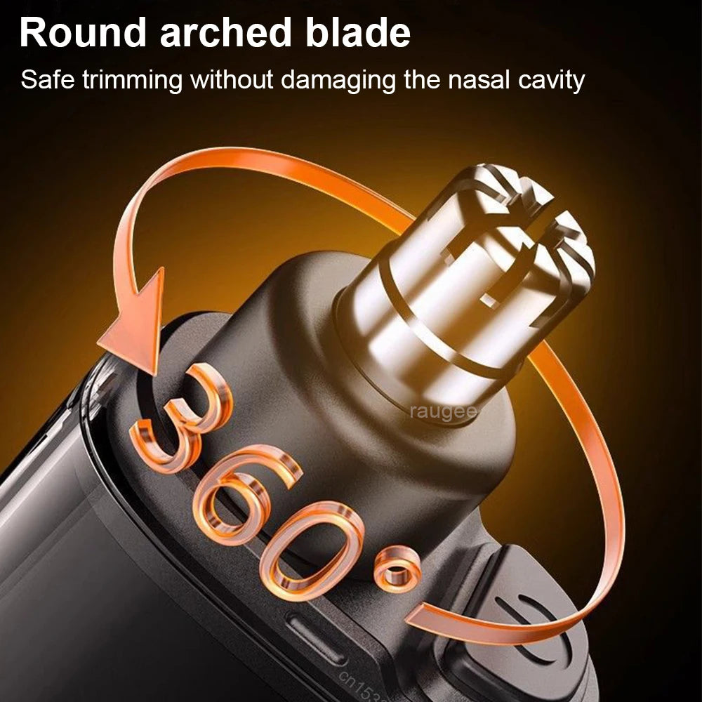 Electric Nose Hair Trimmer Mini Portable Nose Hair Remover for Men USB