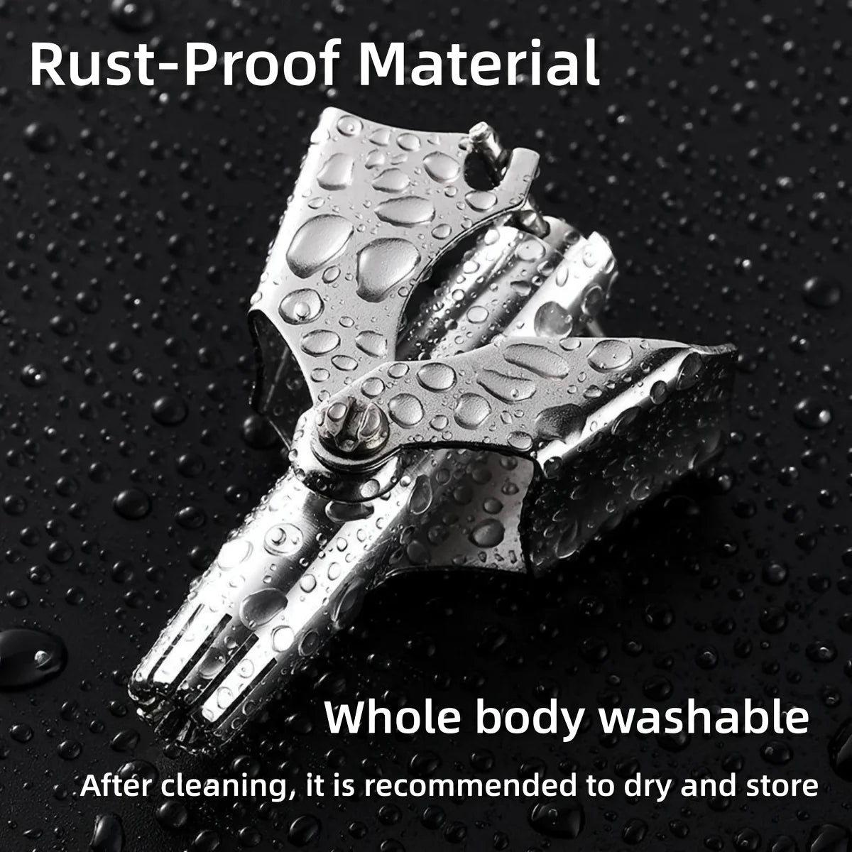 LISI Washable Portable Manual Nose Hair Trimmer for Men & Women