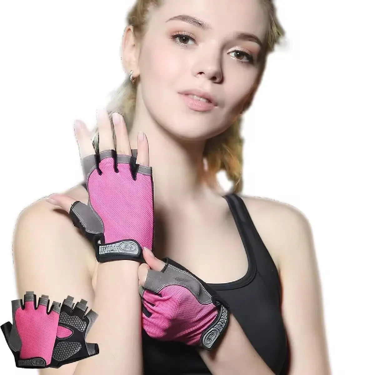 Professional Gym Fitness Breathable Anti-Slip Women Men Half Finger