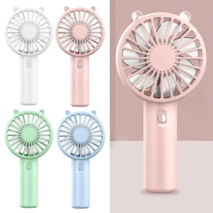 Portable Handheld Fan Small Cooling Fan USB Rechargeable Eyelash