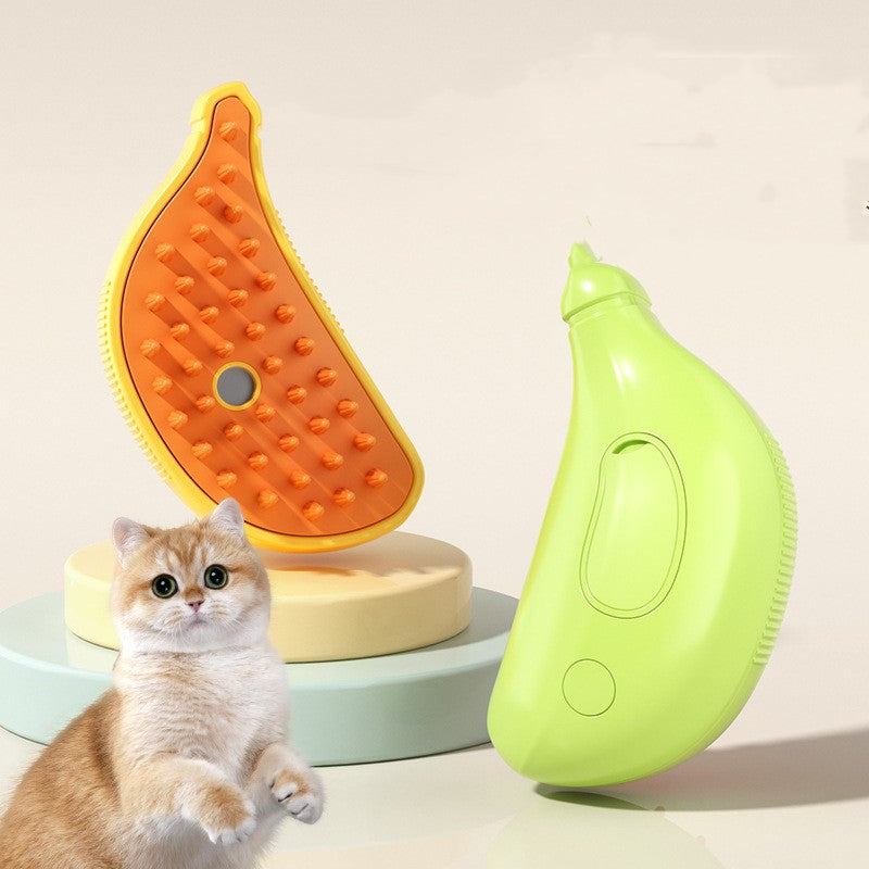 3 In 1 Pet Steam Brush - Steamy Spray Massage